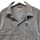 [M] Kapital Kiro Hirata Yamashiro Made Hickory Stripe Denim Smock Jacket