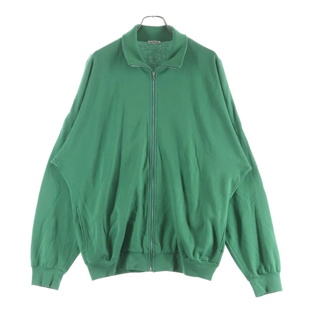 ジャケット・アウター 25AW AURALEE High Gauze Zip Blouson 5] AURALEE 25AW SUPER HIGH GAUGE SWEAT ZIP BLOUSON GREEN
