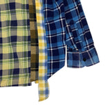[M] Needles Rebuild 7 Cut Boro Collar Oversized Flannel Shirt