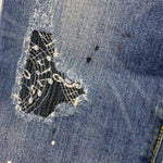 [L] Number Nine x Loveless Distressed Denim Jeans Indigo
