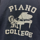 [M] Kapital Piano College Chieftain Crewneck Sweatshirt Navy