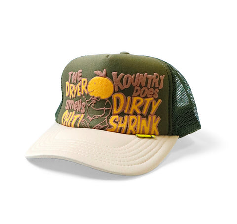 DS! Kapital Kountry Dirty Shrink Trucker Mesh Cap Khaki Kinari