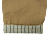 UNDERCOVER 17SS UCS4501-2 HEM LINING STRIPE STRAIGHT PANTS BROWN