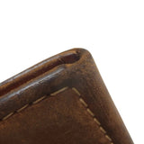 GORO'S SILVER CONCHO SADDLE LEATHER 2 FOLD WALLET