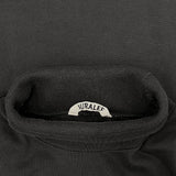 [4] AURALEE LUSTER PLAITING HI NECK L/S TEE DK GREY