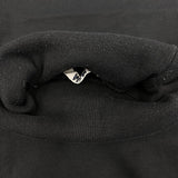 [4] AURALEE LUSTER PLAITING HI NECK L/S TEE DK GREY