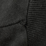 [4] AURALEE LUSTER PLAITING HI NECK L/S TEE DK GREY