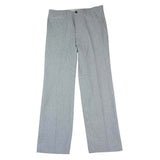 [1] VISVIM 22SS STETSON SLACKS SEERSUCKER STRIPED PANTS WHITE X BLACK