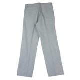 [1] VISVIM 22SS STETSON SLACKS SEERSUCKER STRIPED PANTS WHITE X BLACK