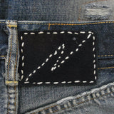 [1] VISVIM SS JOURNEYMAN PANTS TACKED CRASH INDIGO