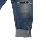 [1] VISVIM SS JOURNEYMAN PANTS TACKED CRASH INDIGO