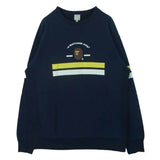 [L] A BATHING APE LINE LOGO CREWNECK PRINT SWEATSHIRT