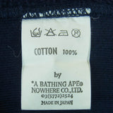 [L] A BATHING APE LINE LOGO CREWNECK PRINT SWEATSHIRT