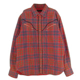 [M] UNDERCOVER ISM DAVF era Western check long-sleeved shirt