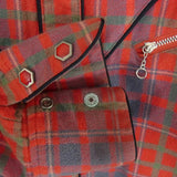 [M] UNDERCOVER ISM DAVF era Western check long-sleeved shirt