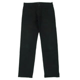 UNDERCOVER 20SS UCA4501 LIGHTNING EMBROIDERED STRETCH TWILL SKINNY GABARDINE PANTS BLACK