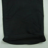 UNDERCOVER 20SS UCA4501 LIGHTNING EMBROIDERED STRETCH TWILL SKINNY GABARDINE PANTS BLACK
