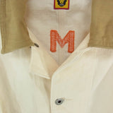 [L] HUMAN MADE EMBROIDERED COVERALL JACKET OFF-WHITE