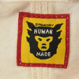 [L] HUMAN MADE EMBROIDERED COVERALL JACKET OFF-WHITE