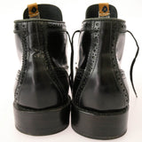 [10] VISVIM PATRICIAN MID WT-FOLK WINGTIP BOOTS BLACK
