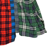 [OS] Needles Rebuild 7 Cut Oversized Flannel Shirt
