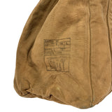 Kapital Duffle Zip Compartent Canvas Tote Bag Brown