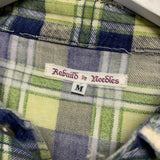 [M] Needles Rebuild 7 Cut Boro Collar Oversized Flannel Shirt