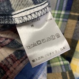 [M] Needles Rebuild 7 Cut Boro Collar Oversized Flannel Shirt