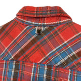 [S] Visvim Black Elk Flannel L/S Shirt Red / Blue
