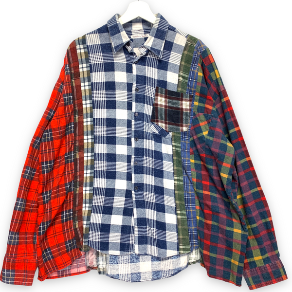 OS] Needles Rebuild 7 Cut Oversized Flannel Shirt