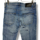 [S] Number Nine Nano Universe Slim Distressed Denim Jeans Indigo