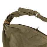 KAPITAL #6 COTTON CANVAS BIG SNUFKIN BAG OLIVE