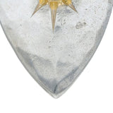 GORO'S SILVER LARGE ARROWHEAD WITH GOLD MEDAL