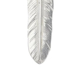 GORO'S HEART WHEEL FEATHER SMALL NECKLACE TOP PENDANT