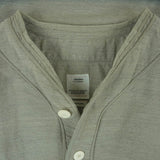 [M] VISVIM 18SS DUGOUT SHIRT Wool Linen baseball jersey