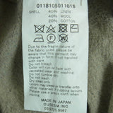 [M] VISVIM 18SS DUGOUT SHIRT Wool Linen baseball jersey