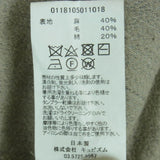 [M] VISVIM 18SS DUGOUT SHIRT Wool Linen baseball jersey