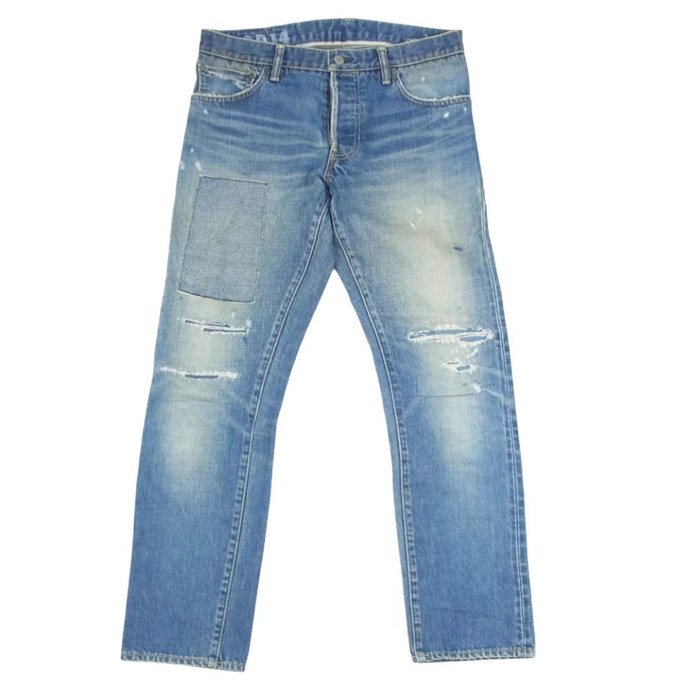 W34 L30] VISVIM 18SS SOCIAL SCULPTURE 10 DAMAGED 14 JEANS DENIM