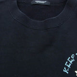 [4] UNDERCOVER UC2C4891-1 KEEP THE SUN BRAIN SKULL PRINT CREWNECK SWEATSHIRT BLACK