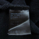 [4] UNDERCOVER UC2C4891-1 KEEP THE SUN BRAIN SKULL PRINT CREWNECK SWEATSHIRT BLACK