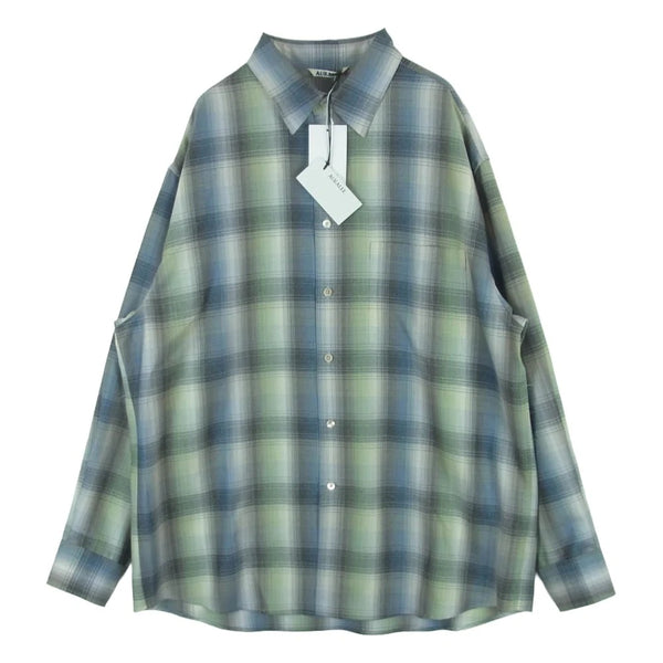 5] AURALEE 25AW SUPER LIGHT WOOL CHECK SHIRT – StylisticsJapan.com