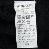 [4] AURALEE SWEATPANTS BLACK
