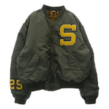[L] SUPREME × GOODENOUGH REVERSIBLE MA-1 BOMBER JACKET