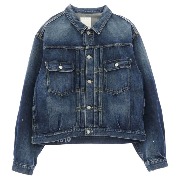 XL] VISVIM 25AW SS 101X JKT DMGD-1010 13oz SOCIAL SCULPTURE DENIM