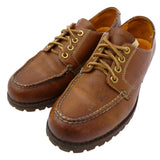 [9] VISVIM FIL SCOUT MOC TOE LEATHER SHOES BROWN