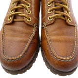 [9] VISVIM FIL SCOUT MOC TOE LEATHER SHOES BROWN