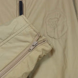 A BATHING APE BAPE 90S APE FACE STITCH QUILTED JACKET BLOUSON BEIGE