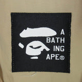 A BATHING APE BAPE 90S APE FACE STITCH QUILTED JACKET BLOUSON BEIGE