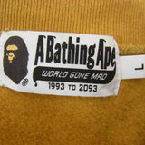 [L] BAPE 1ST CAMO SHARK CREWNECK SWEAT BROWN