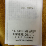[L] BAPE 1ST CAMO SHARK CREWNECK SWEAT BROWN